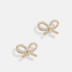 Greatest Gift 18K Gold Kids' Earrings - Bow