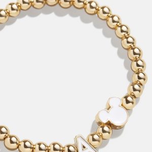 Mickey Mouse disney Initial Pisa Bracelet - White