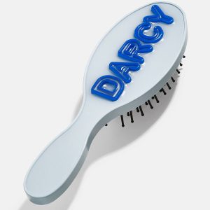 Mini Fine Line Custom Hair Brush - Pale Blue/Cobalt Blue