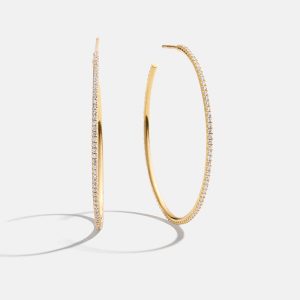 Niata 18K Gold Earrings - 40MM