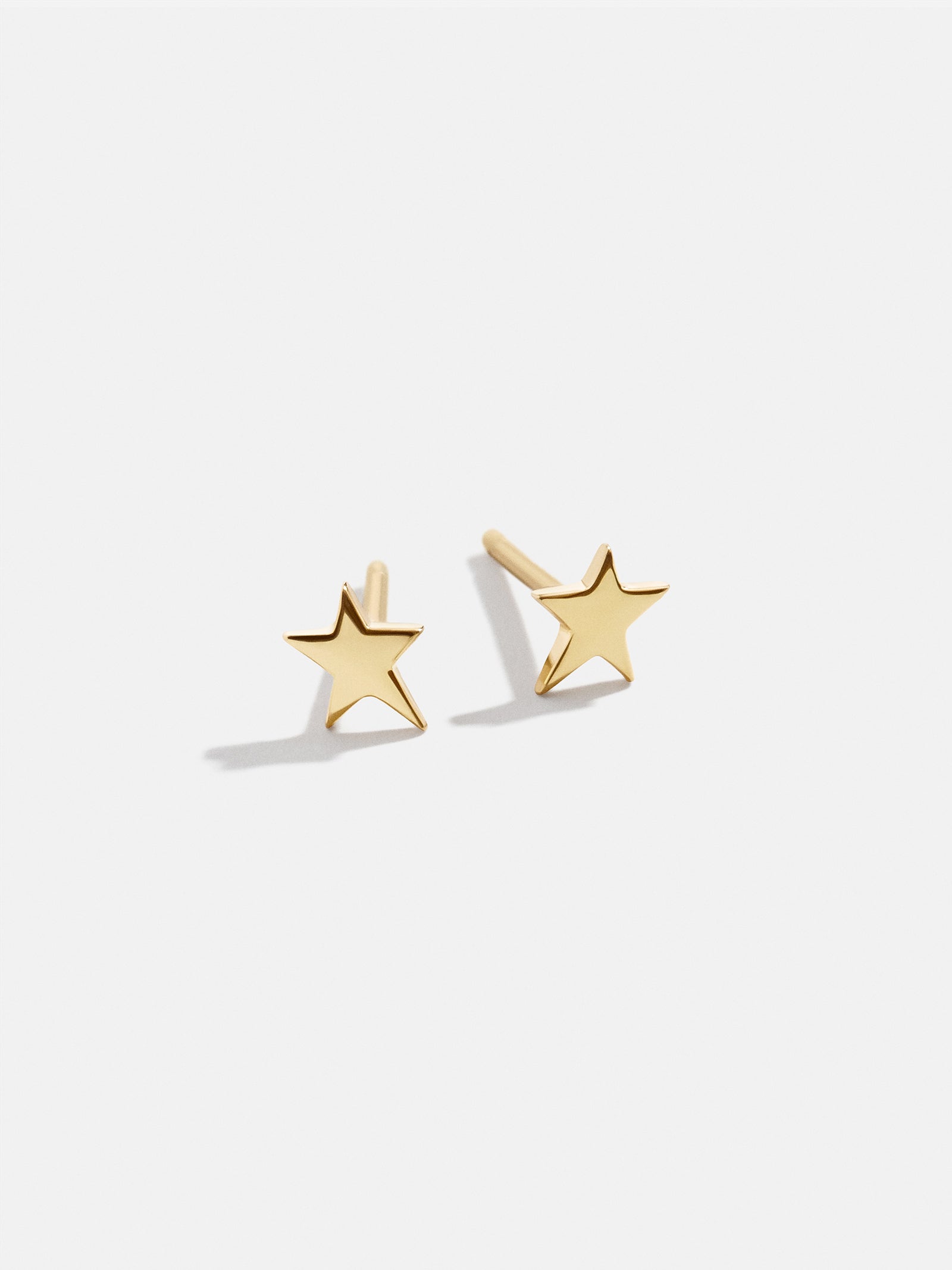 18K Gold Celestial Delicate Stud - Star