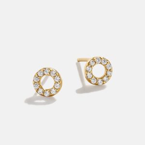 Valeria 18K Gold Earrings - Gold/Pav??