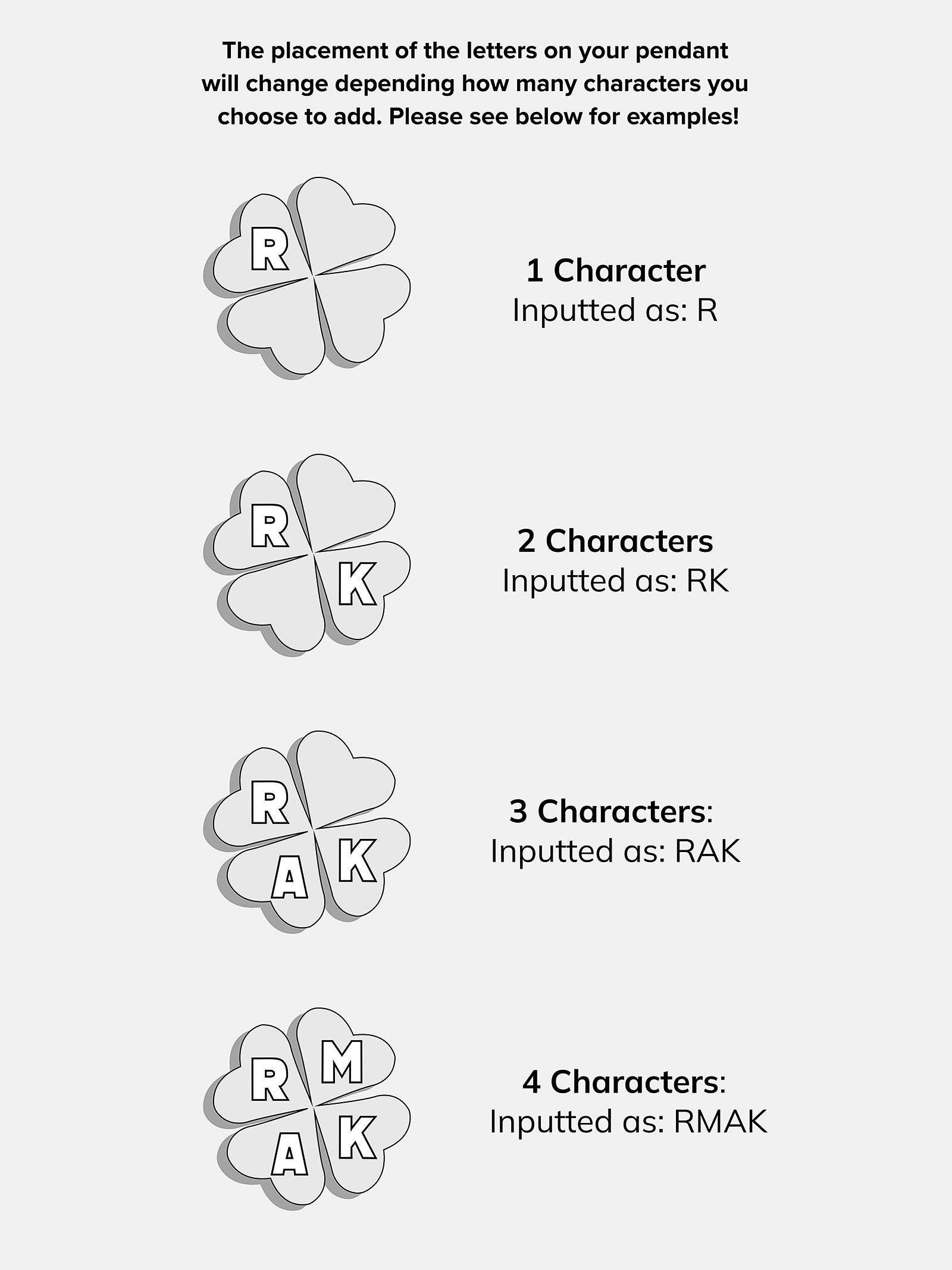 Clover 18K Gold Custom Pendant Necklace - 18K Gold - Image 6