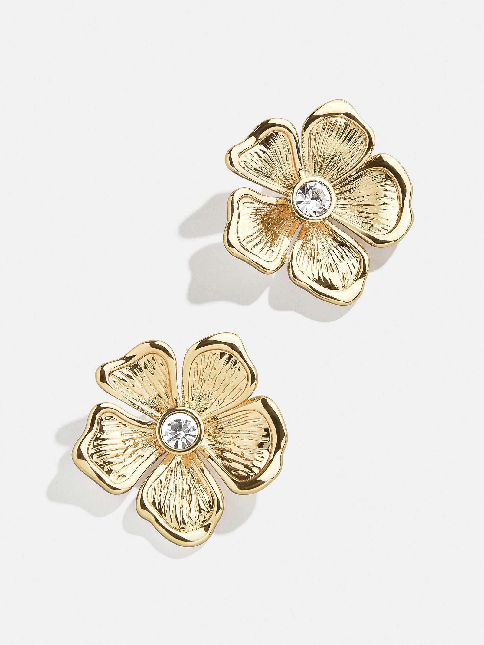 Baby Bloomer Earrings - Gold/Pav??