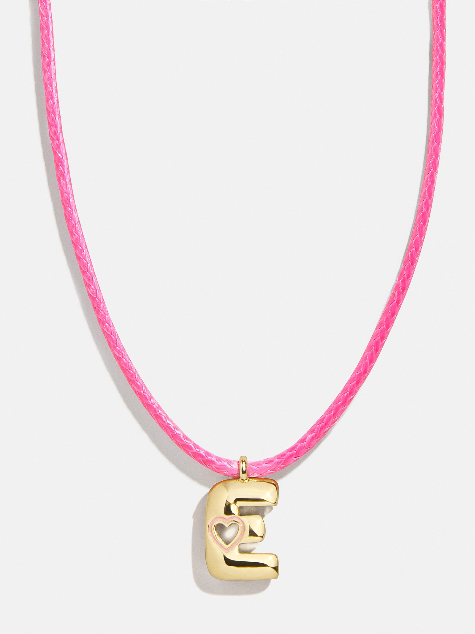 Pretty in Pink Kids Initial Necklace - Light Pink - Image 7