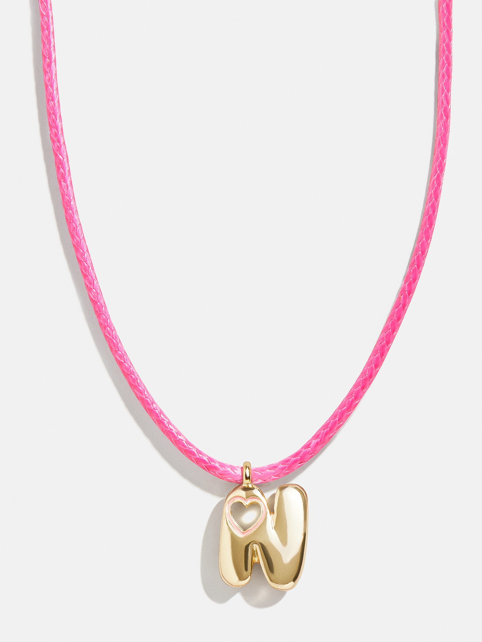Pretty in Pink Kids Initial Necklace - Light Pink - Image 17