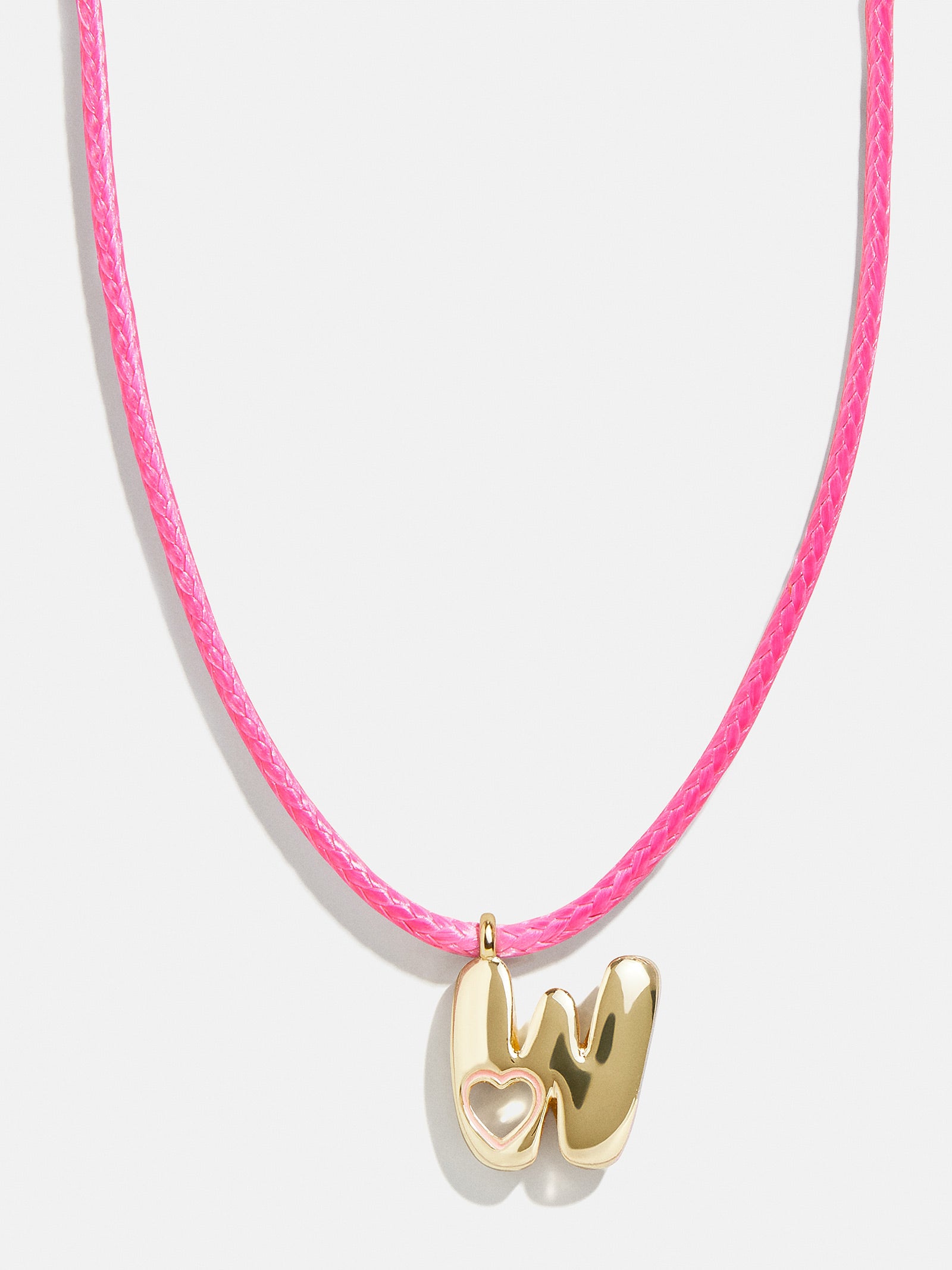 Pretty in Pink Kids Initial Necklace - Light Pink - Image 23