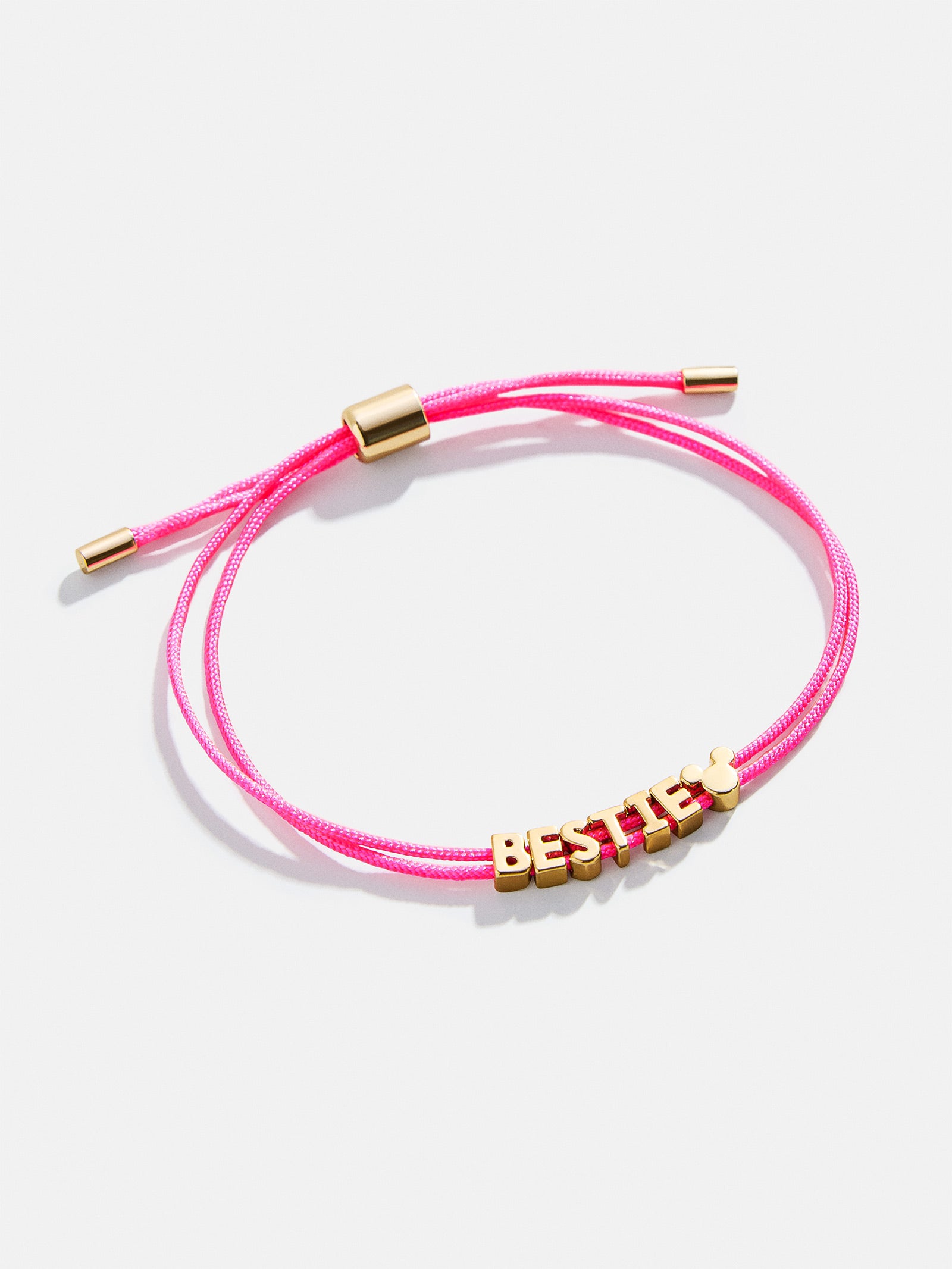Disney Mickey Mouse Custom Cord Bracelet - Hot Pink - Image 3