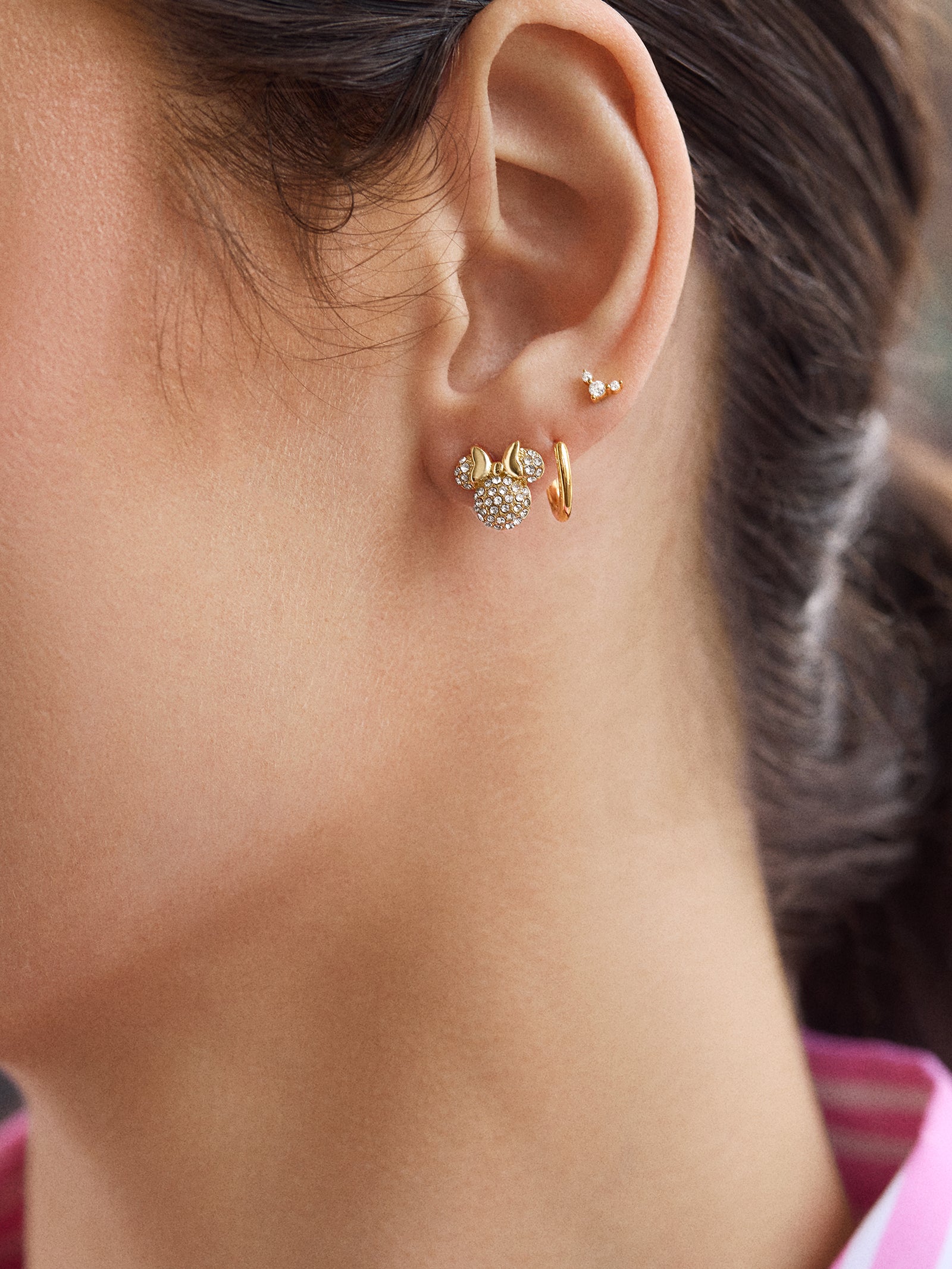 Minnie Mouse Disney Pavé Studs - Minnie Mouse - Image 2