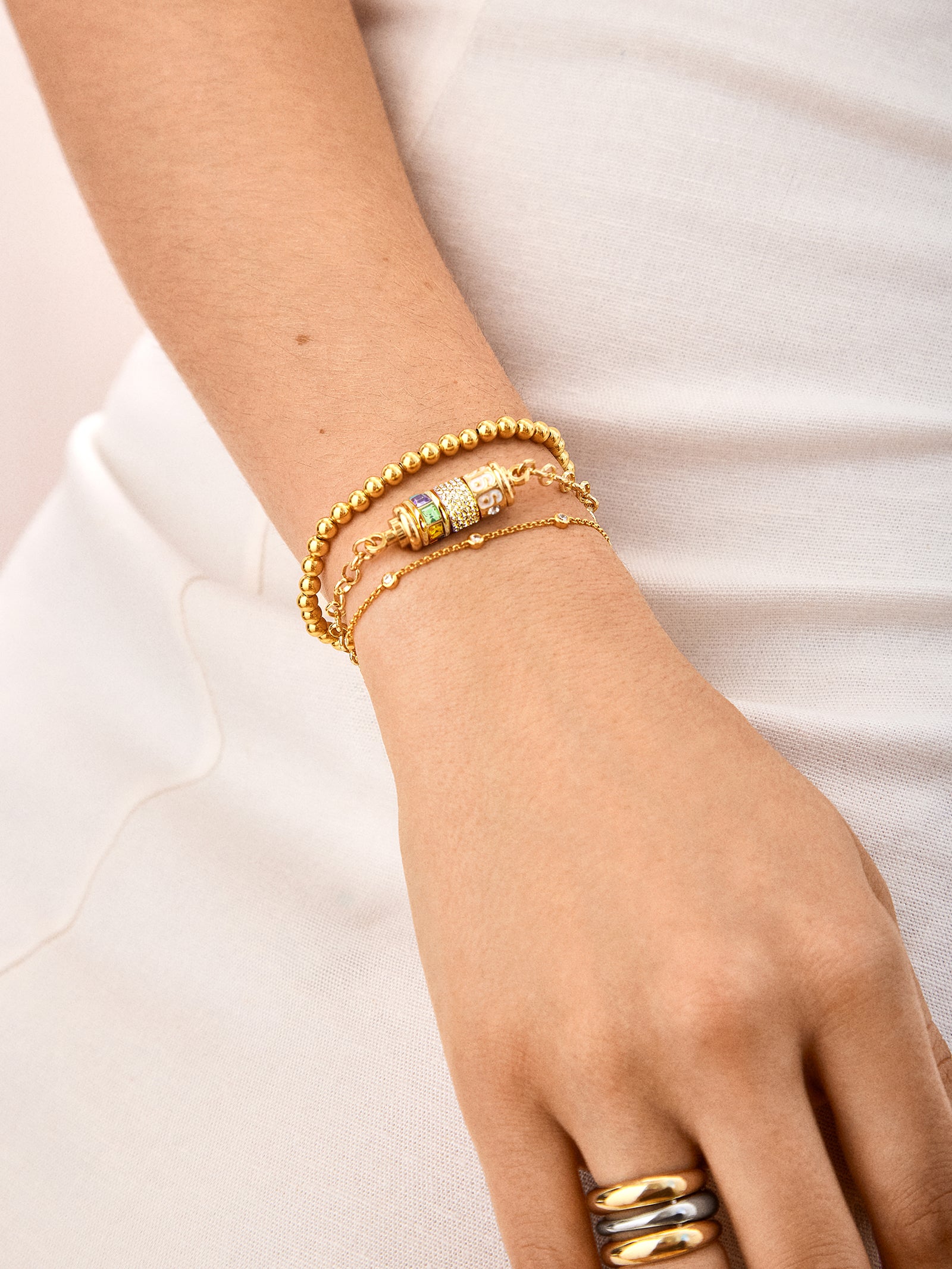 360 Spinner Custom Charm Bracelet - 360 Spinner Bracelet - Image 2