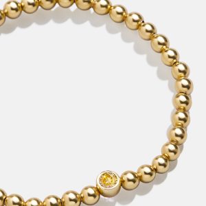 18K Gold Birthstone Pisa Bracelet - Topaz