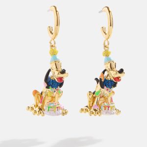 Pluto Disney Celebration Earrings - Gold