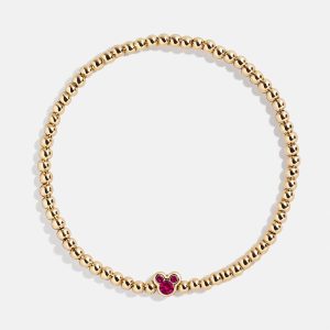 Disney Mickey Mouse Birthstone Pisa Bracelet - Ruby