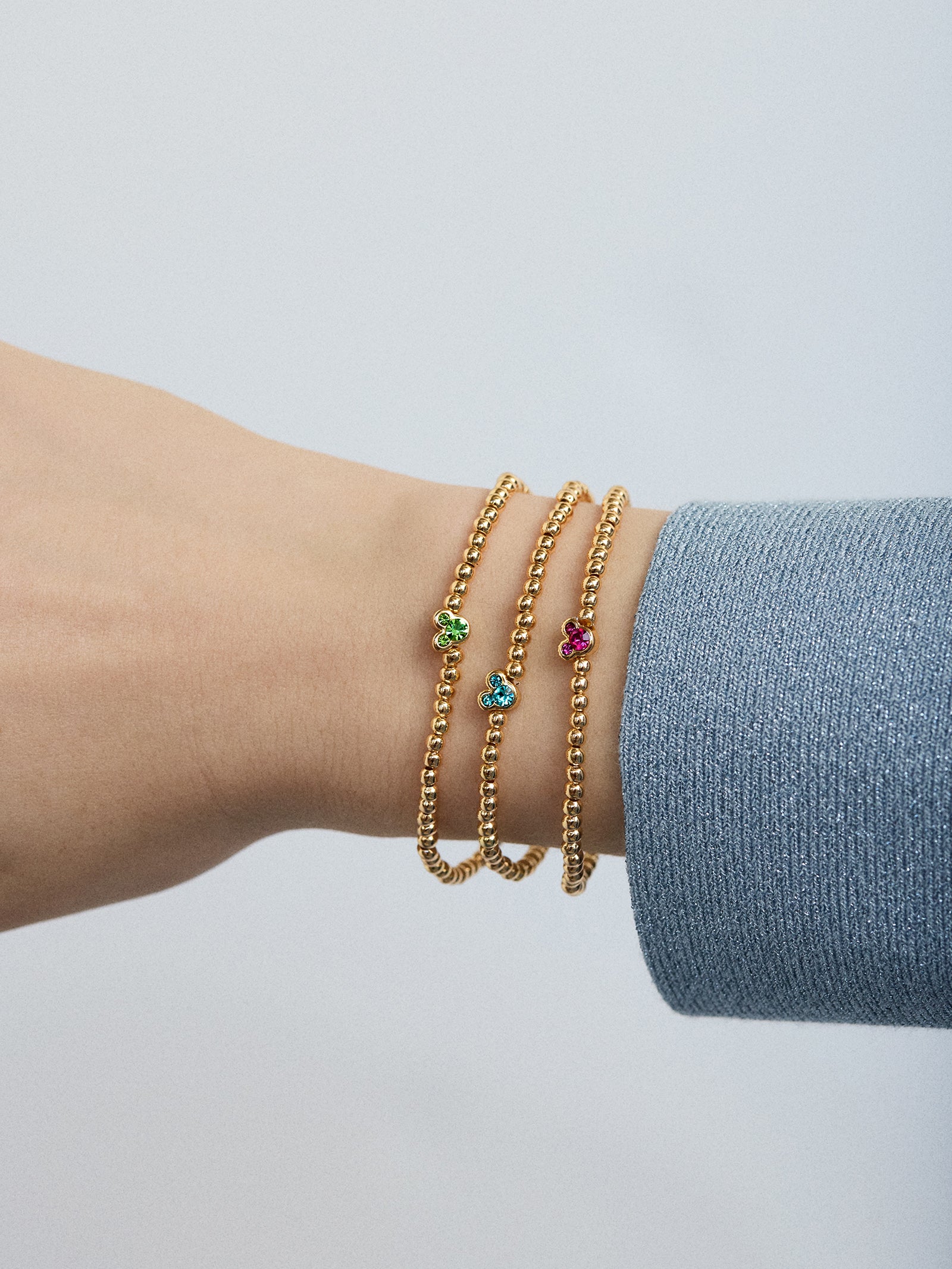 Disney Mickey Mouse Birthstone Pisa Bracelet - Sapphire - Image 2