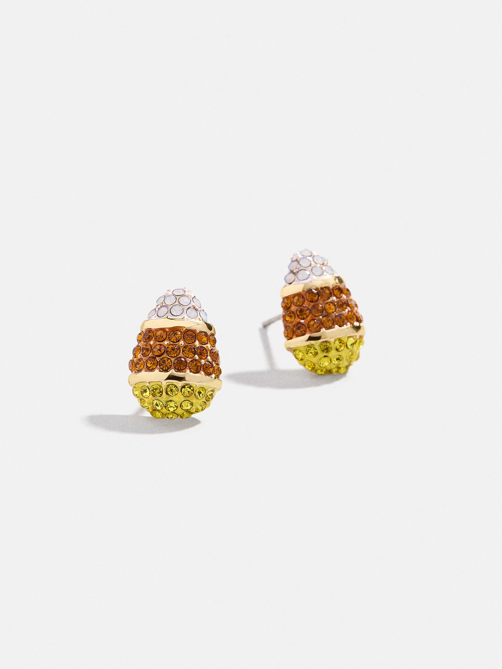 Not Too Corny Stud Earrings - Candy Corn