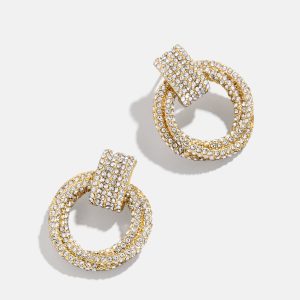Arabella Earrings - Gold/Pav??