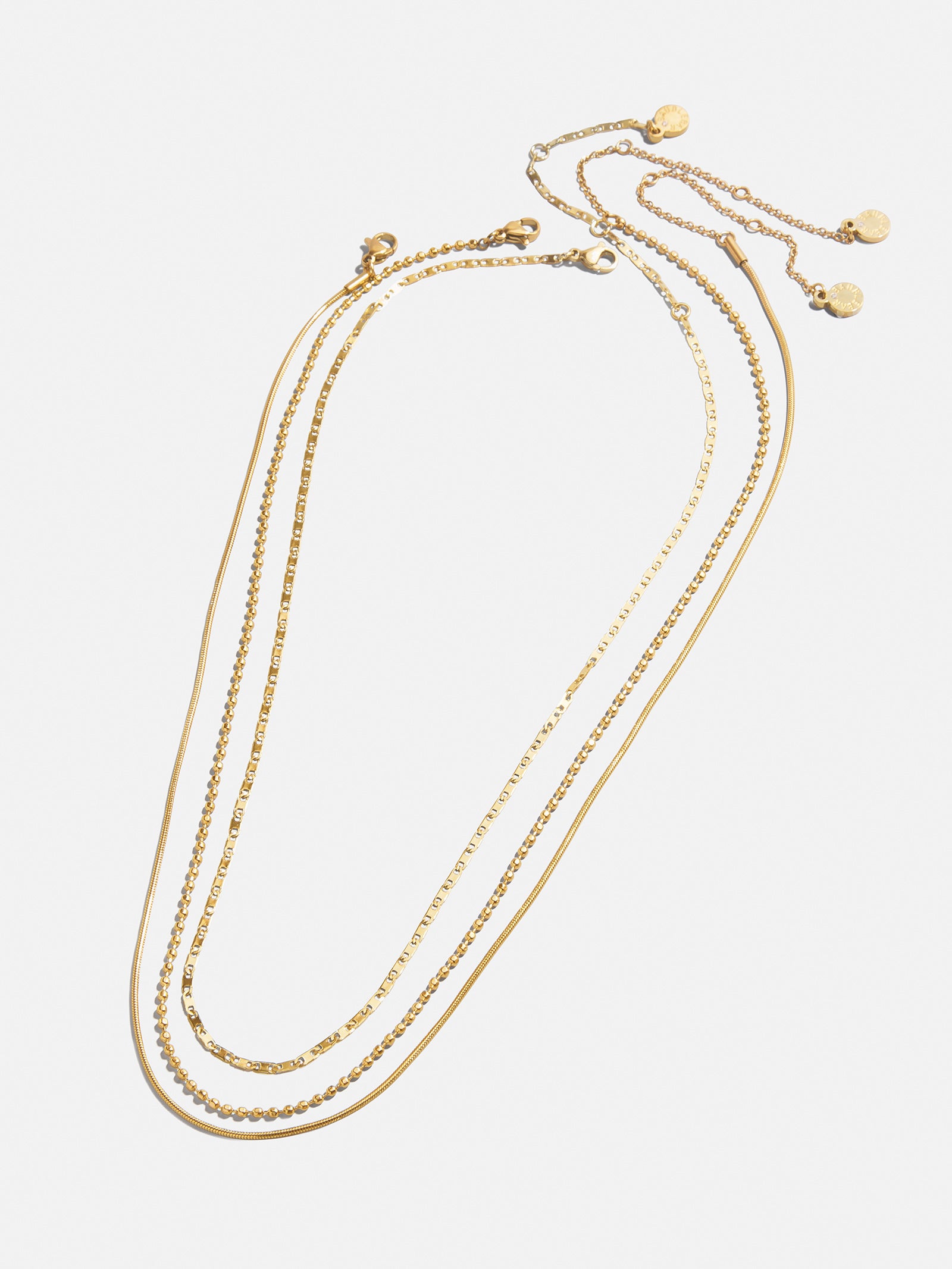 Anita Waterproof Necklace Set - Gold/Pav?? - Image 3