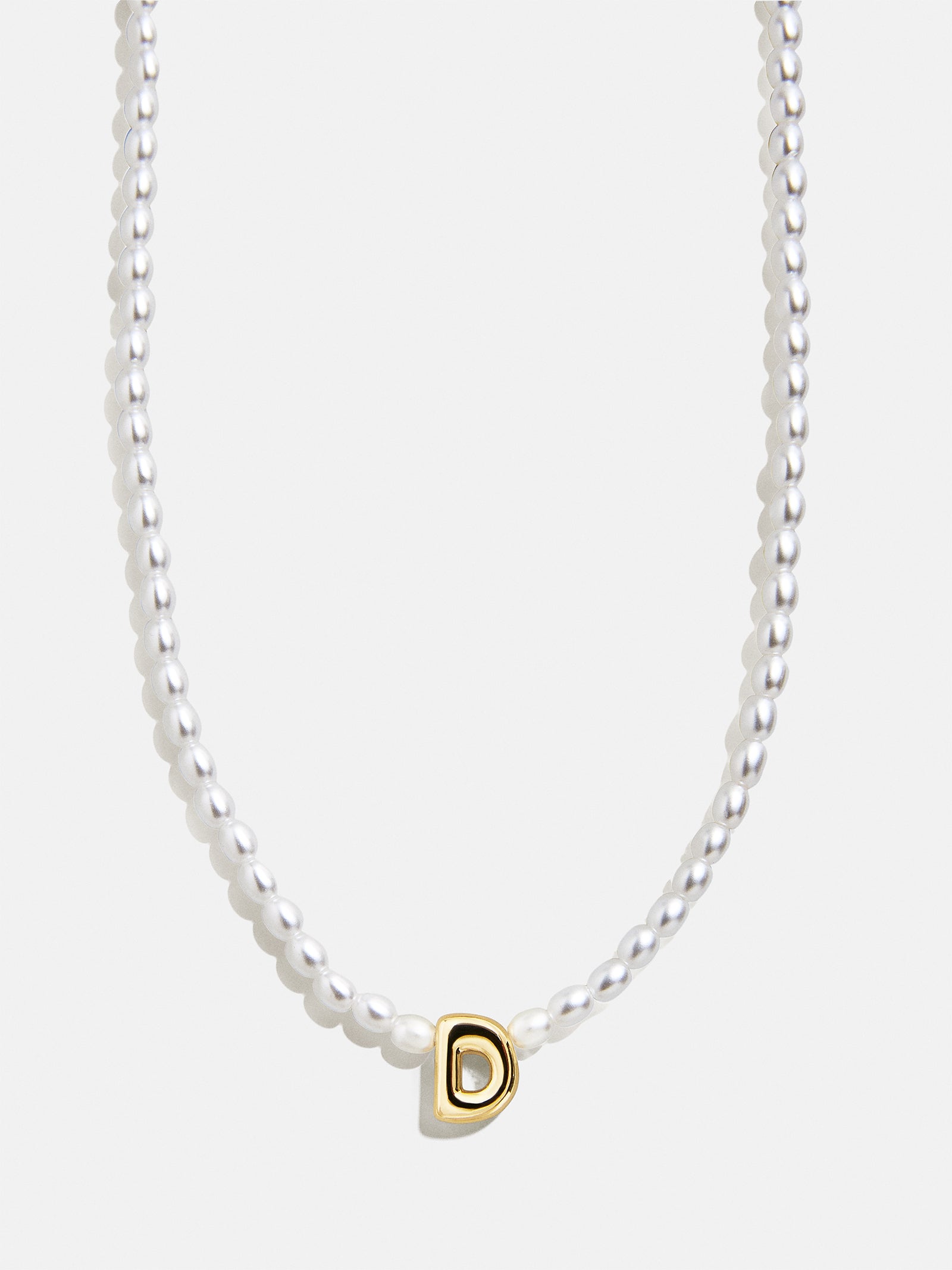 Playful Pearls Kids' Initial Necklace - Gold/Pearl - Image 6