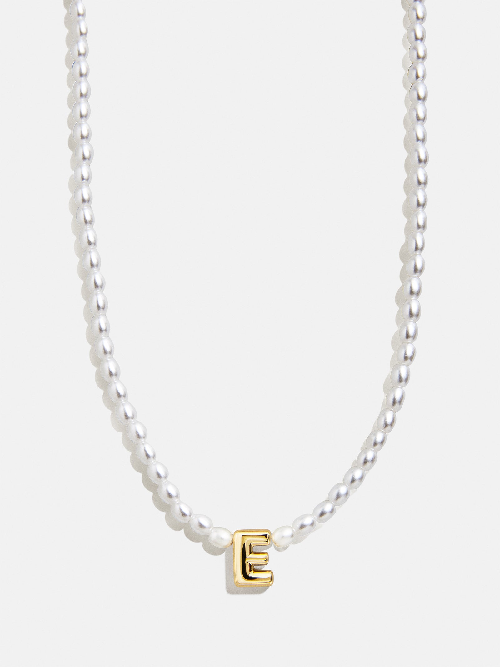Playful Pearls Kids' Initial Necklace - Gold/Pearl - Image 7