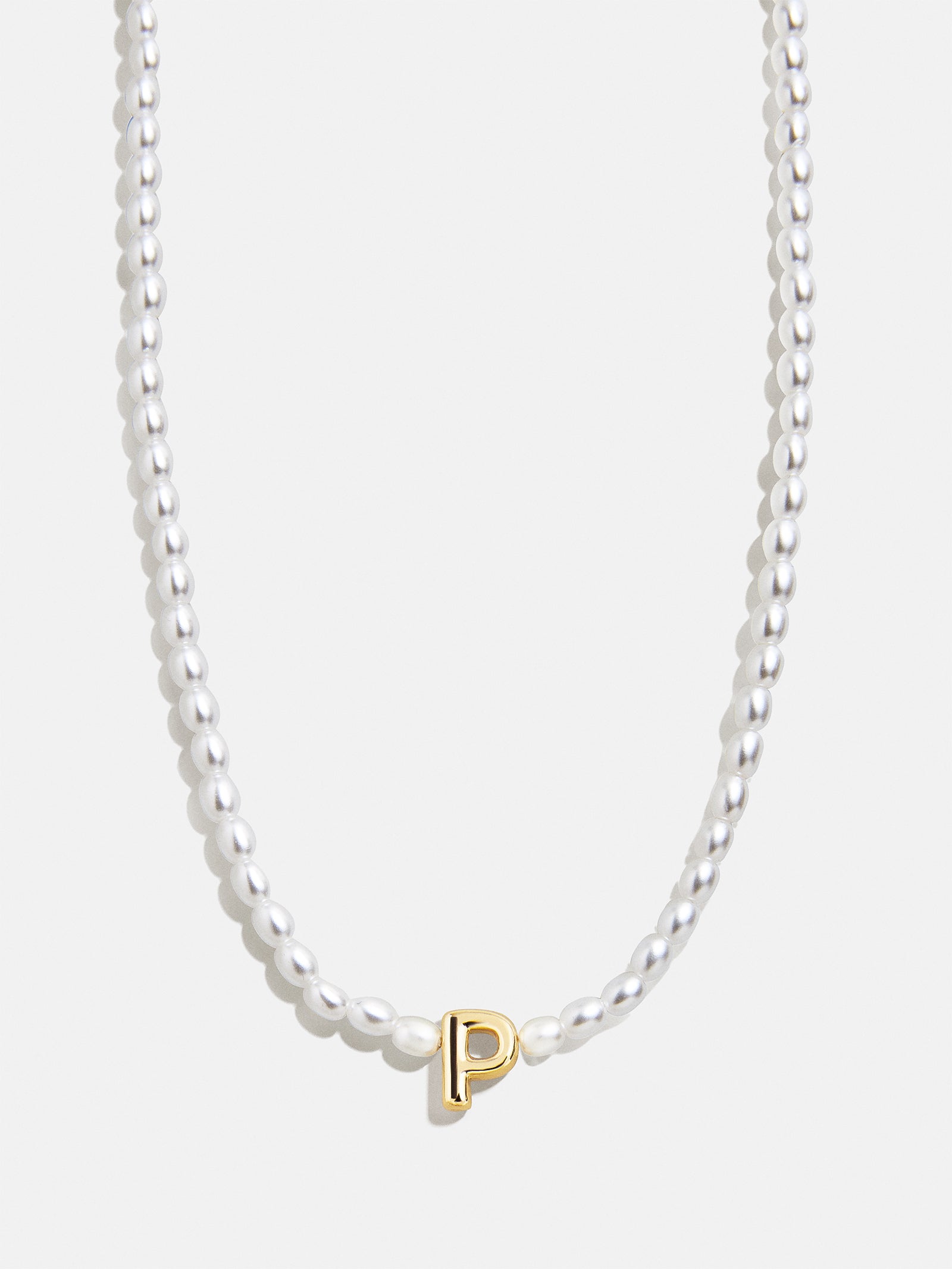 Playful Pearls Kids' Initial Necklace - Gold/Pearl - Image 18