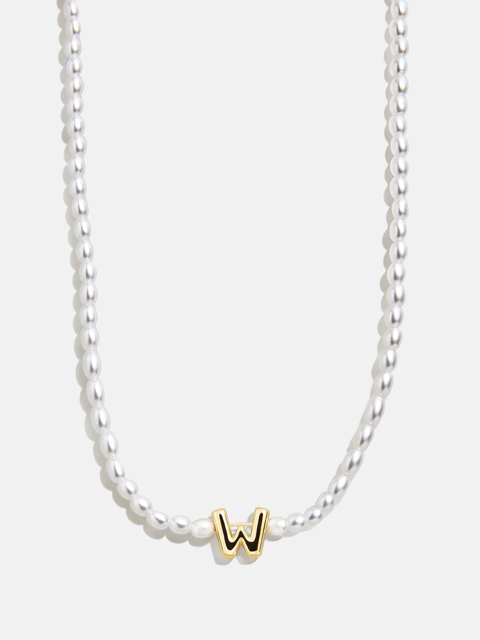 Playful Pearls Kids' Initial Necklace - Gold/Pearl - Image 25