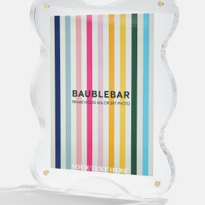 Picture Perfect Vertical Acrylic Frame - Retro Wavy Shape