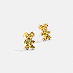 Disney Mickey Mouse Cookie Cutter Earrings - Gingerbread Man Delicate Stud Earrings