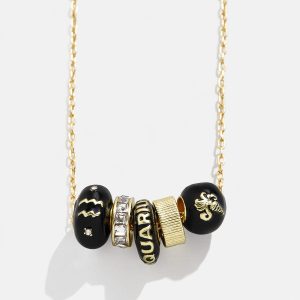 Zodiac Charm Necklace - Aquarius