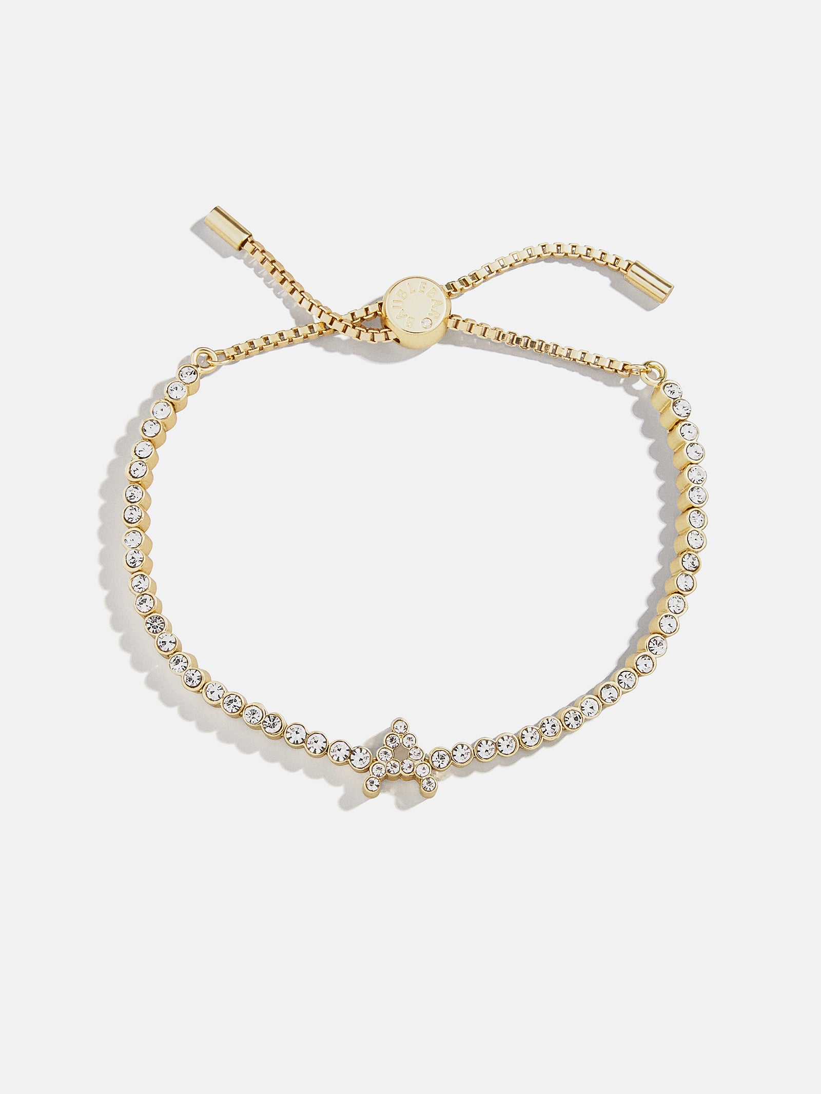 Tennis Initial Bracelet - Gold/Pav?? - Image 4