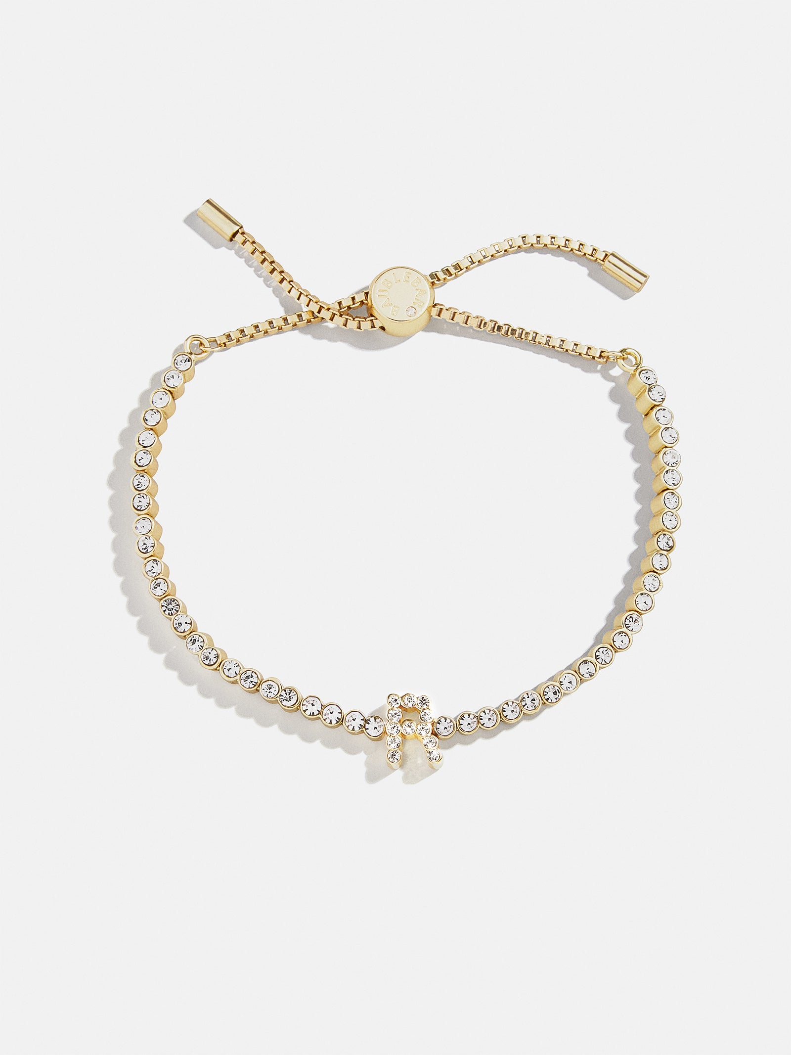 Tennis Initial Bracelet - Gold/Pav?? - Image 20