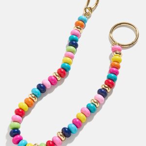 Flying Colors Bag Charm - Gold/Multi