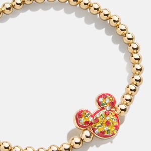 Disney Character Bite Pisa Bracelet - Mickey Mouse Pizza Pisa