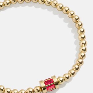 Tatum Birthstone Bracelet - Ruby