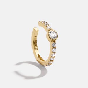 Dani 18K Gold Ear Cuff - Gold/Pav??