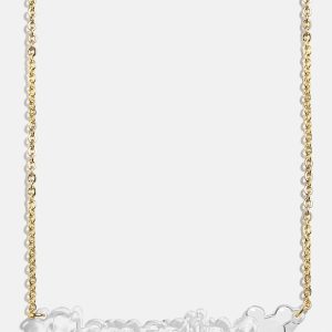 Disney Mickey Mouse Acrylic Custom Nameplate Necklace - Clear