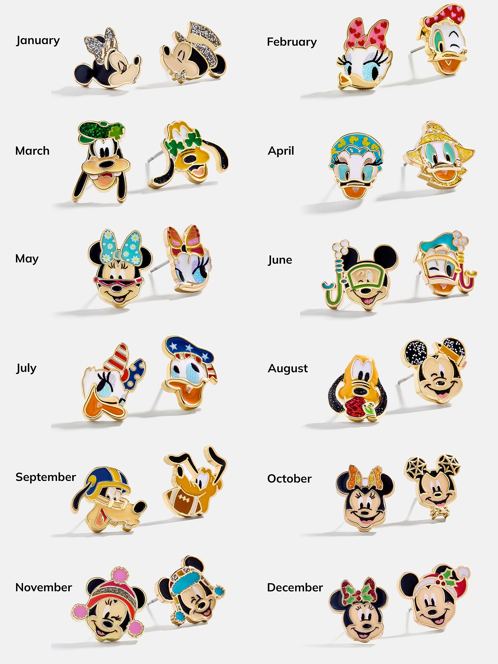 12 Months of Disney Earring Set - Light Multi - Image 3