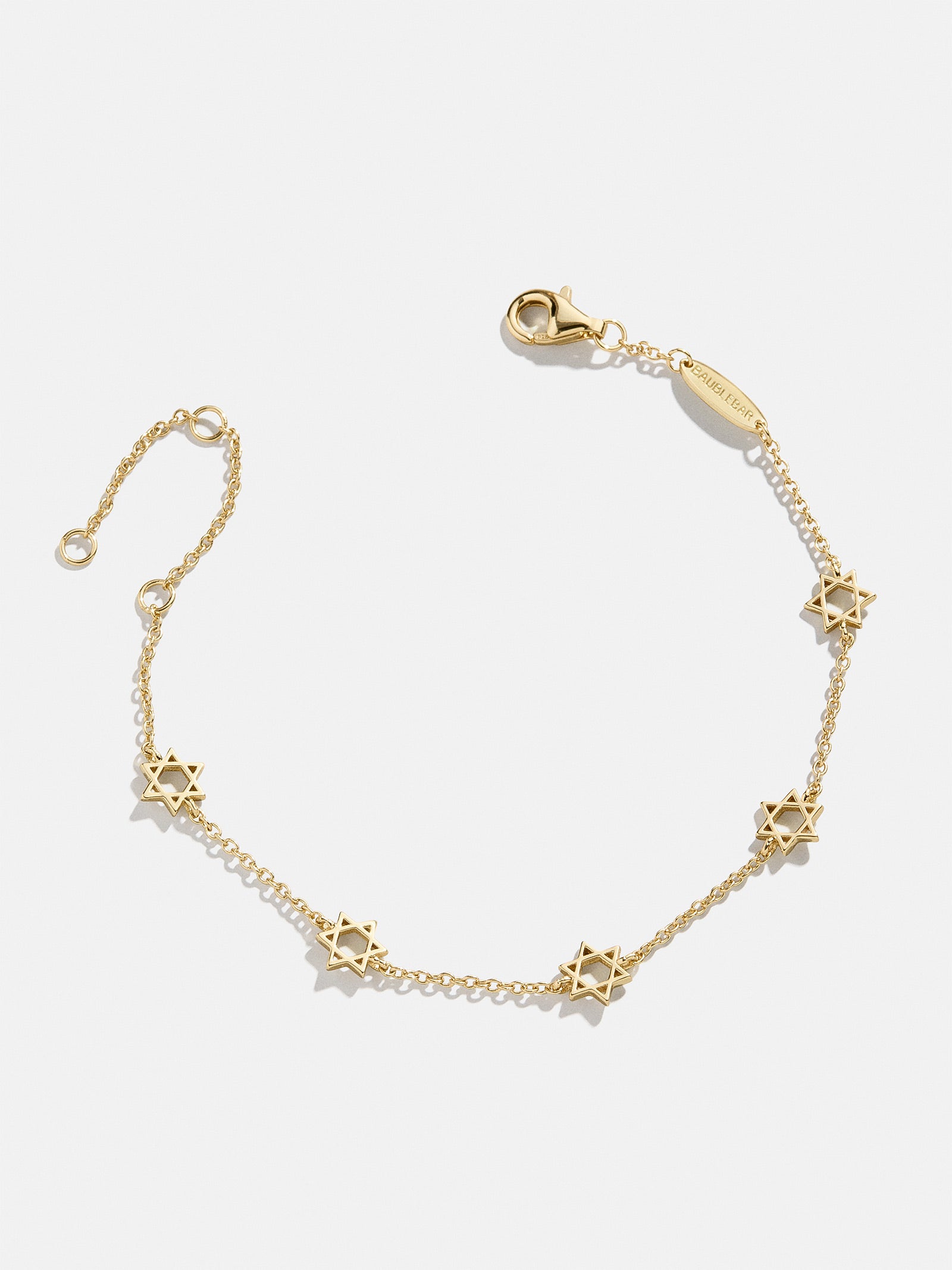 18K Gold Star of David Bracelet - Star of David - Image 3