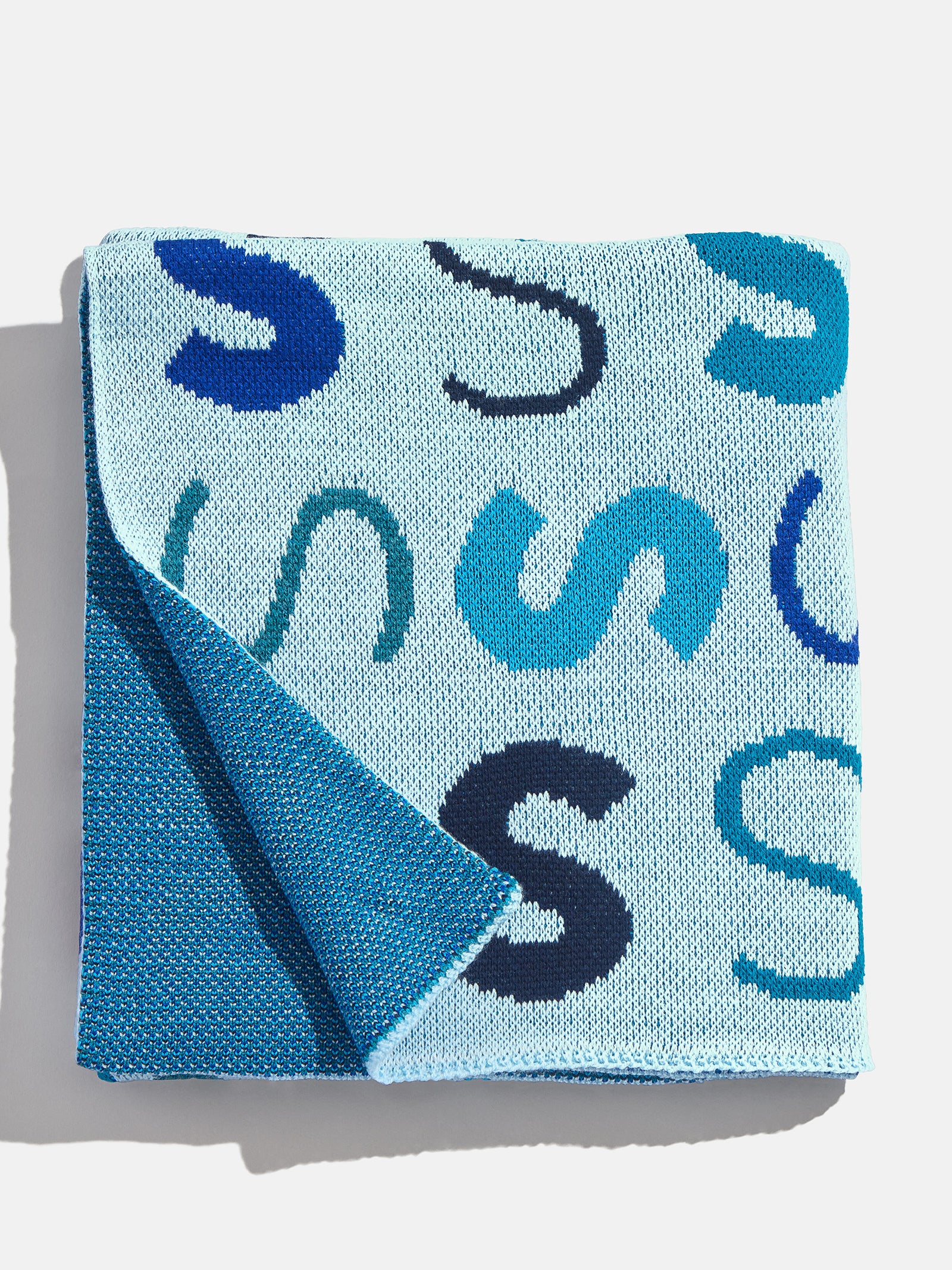 Upside Down & All Around Custom Blanket - Light Blue/Blue - Image 3