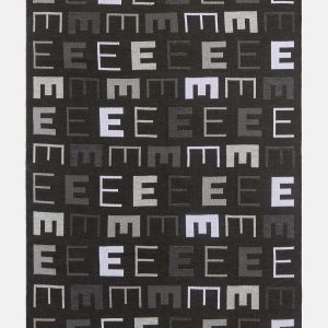 Upside Down & All Around Custom Blanket - Black/Gray