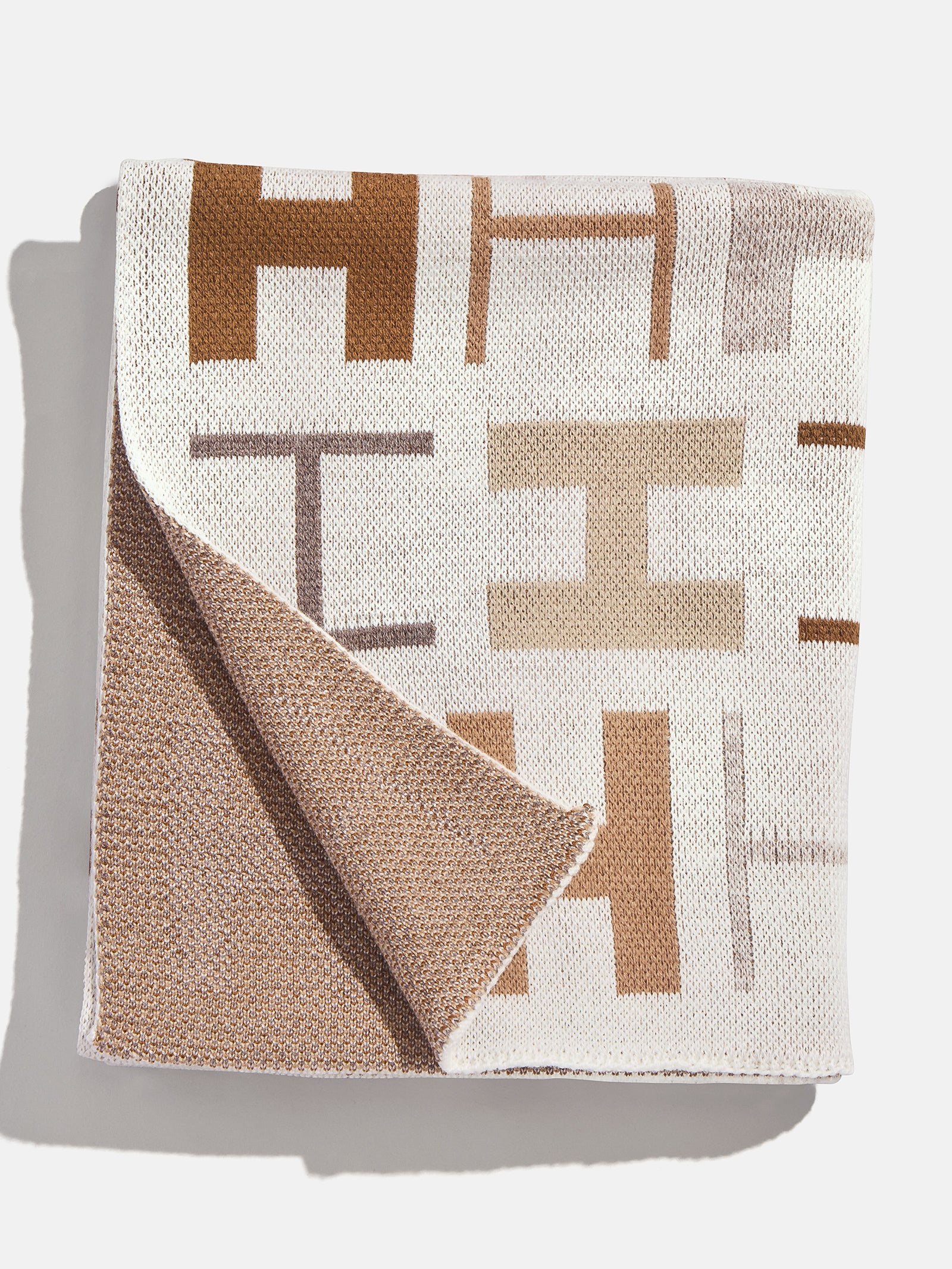 Upside Down & All Around Custom Blanket - White/Tan - Image 3