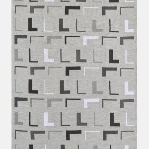 Upside Down & All Around Custom Blanket - Gray/Light Gray