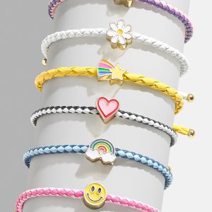 Somewhere Over The Rainbow Kids Bracelet Set - Rainbow Charm