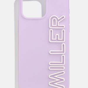 Fine Line Custom iPhone Case - Lavender/White