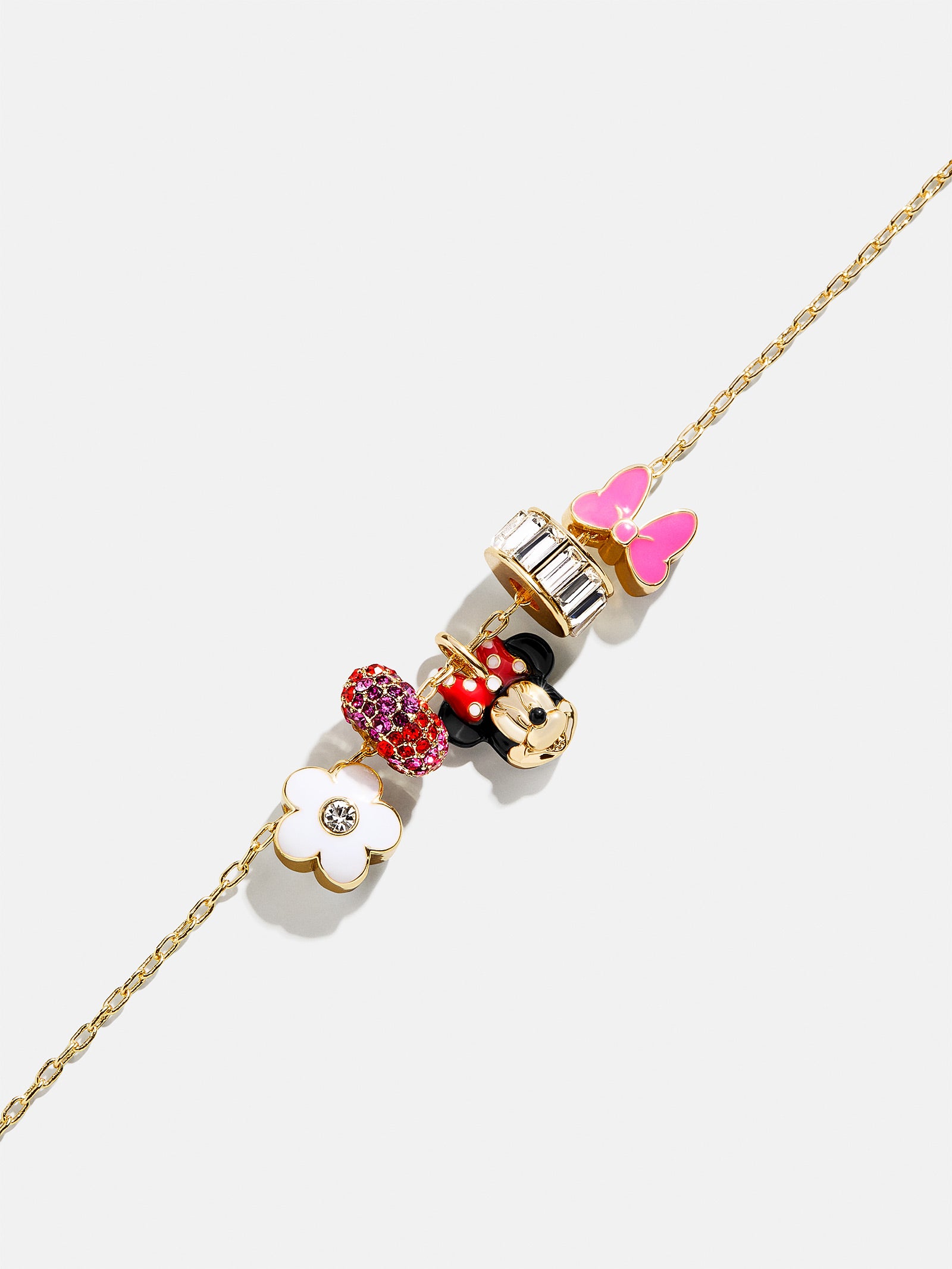 Disney Minnie Mouse Beaded Charm Necklace - Minnie Mouse - Image 3