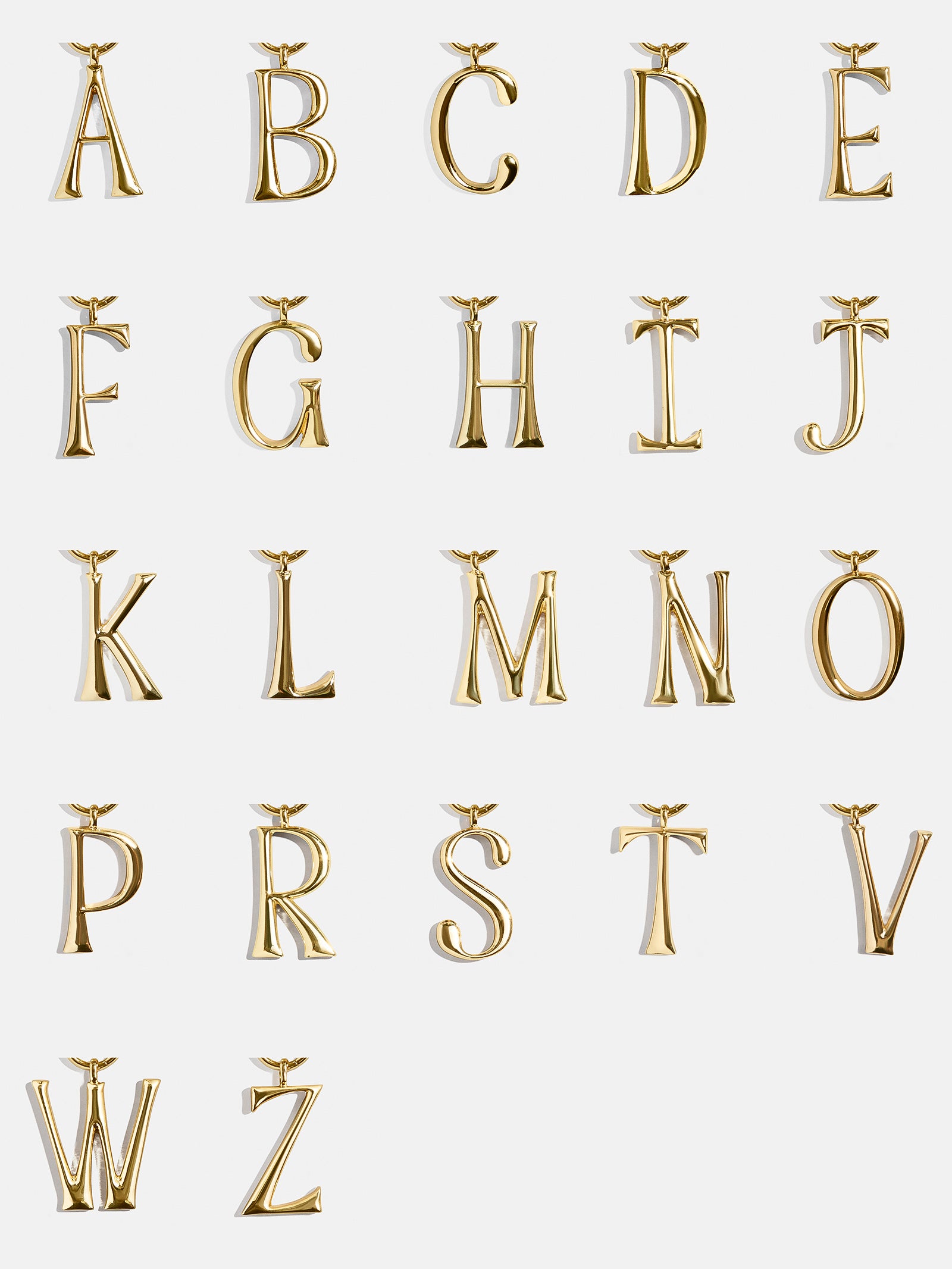 Gold Initial Enamel Bag Charm - A - Image 5