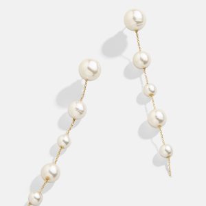 Blair Earrings - Gold/Pearl