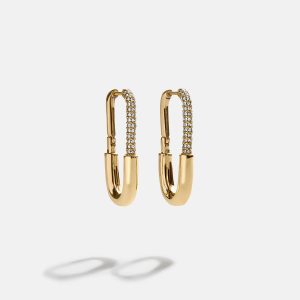Liza Hoop Earrings - Medium