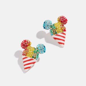 Disney Mickey Mouse Snow Cone Earrings - Disney Snow Cone Earrings