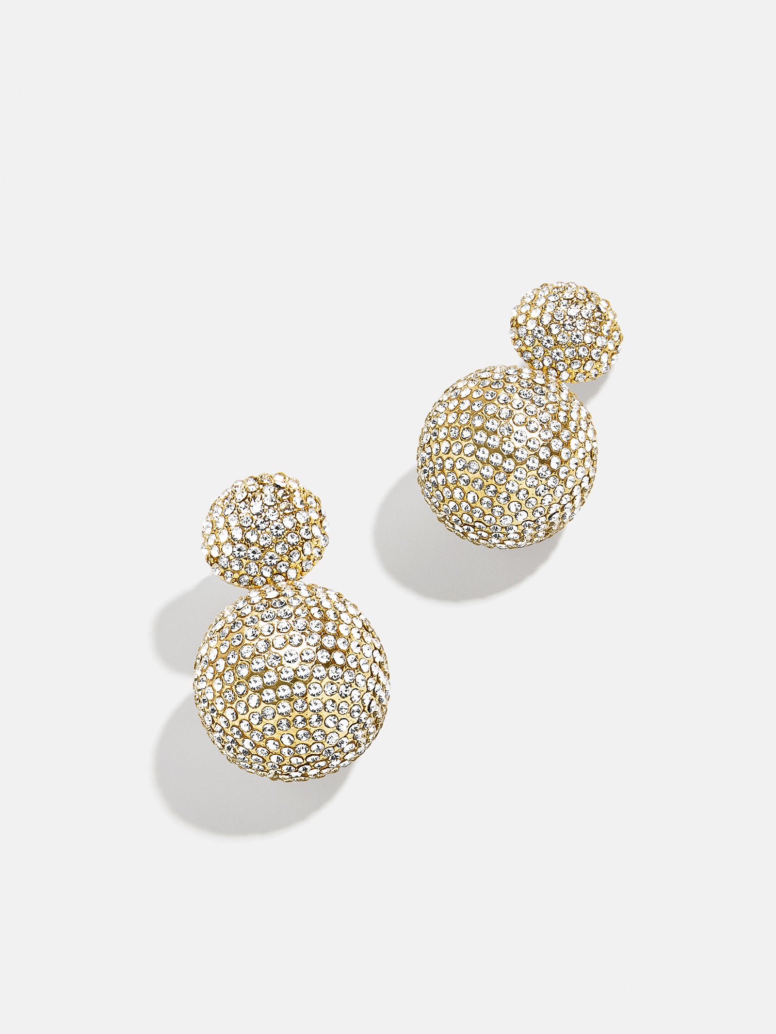 Ann Drop Earrings - Gold/Pav??