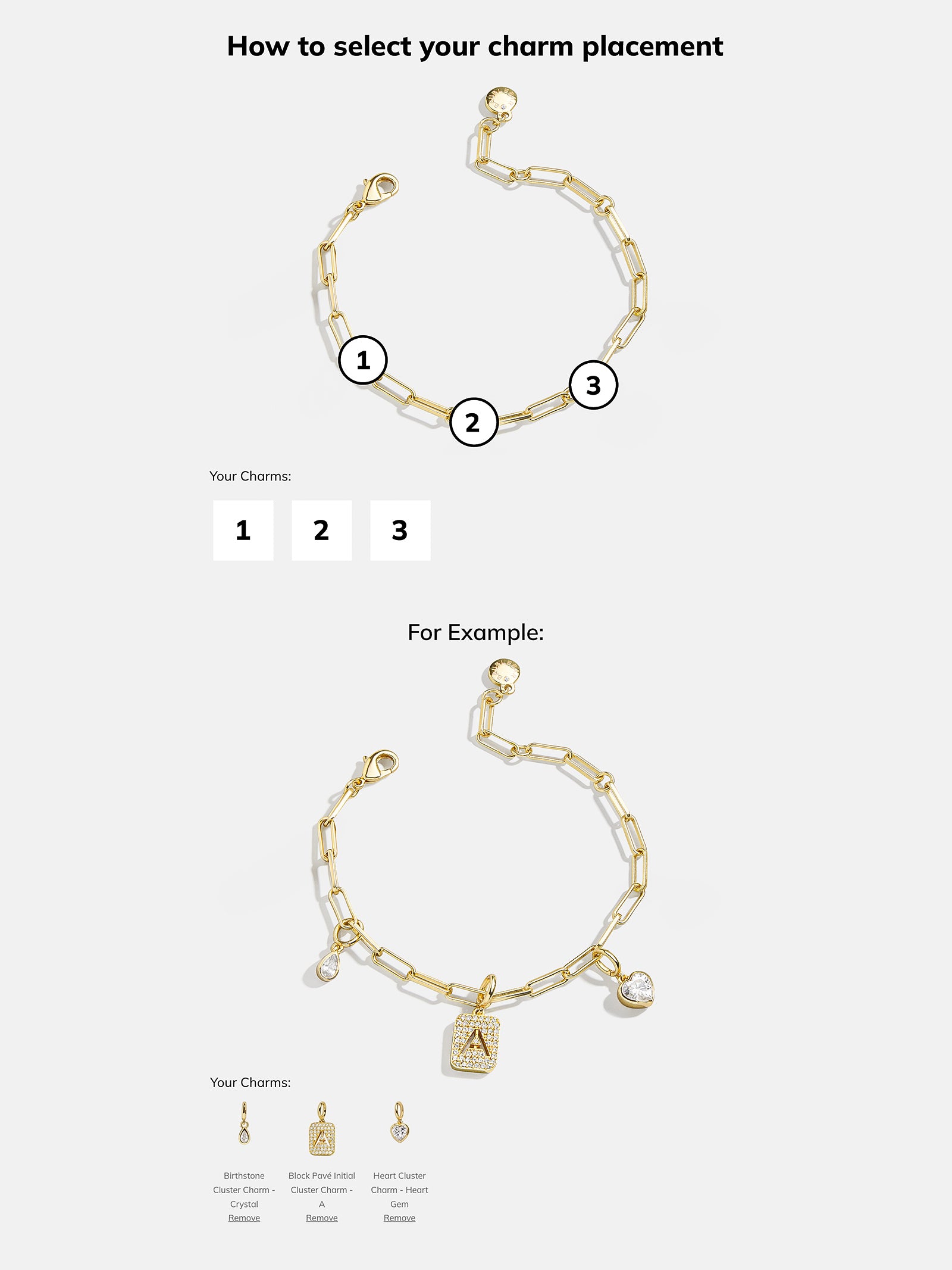 Spaced Custom Charm Bracelet - Spaced Charm Bracelet - Image 14